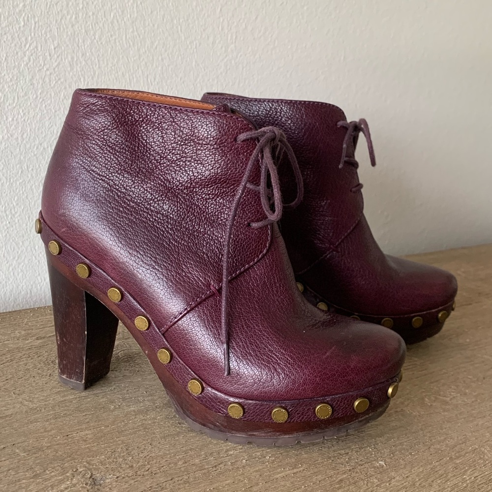 Marc By Marc Jacobs- Rivet Platform Bootie Prune - image 5